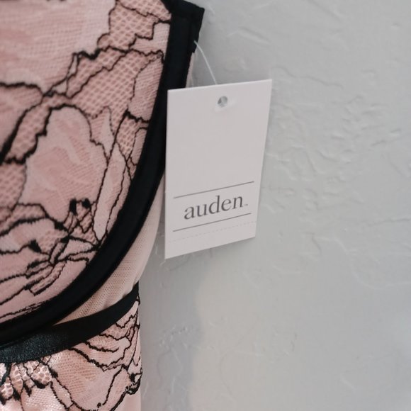 Auden Pink Lingerie Babydoll  Sexy 2 Piece Set Size XL Perfect for Valentines. - Picture 7 of 8